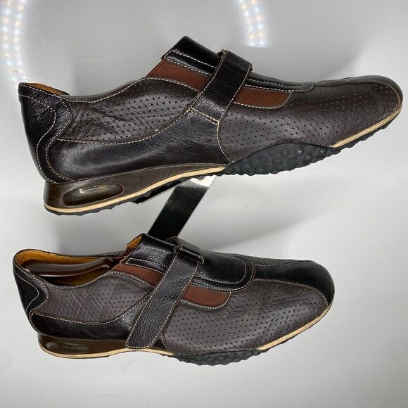 Cole Haan Air Estadio II Size 9;5M Driving Shoe C06080 Casual Sneaker Brown - Picture 3 of 8